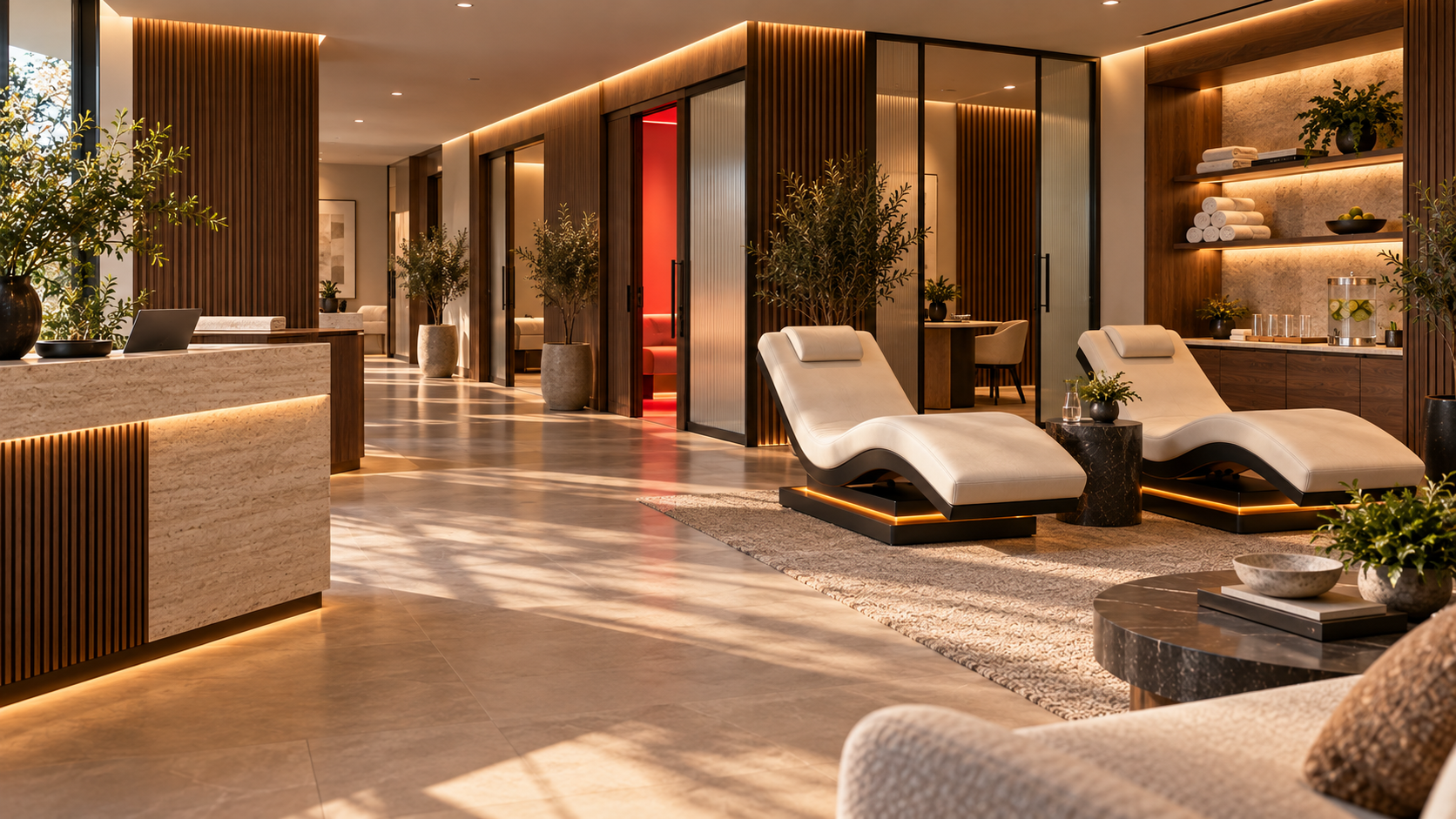 Elevated shared vitality amenity for residents, members, or guests